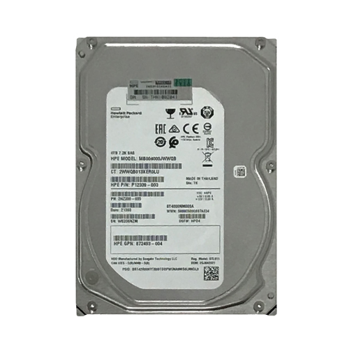 HP P12339-003 | 4TB 7200RPM SAS 12Gb/s 3.5-Inch Hard Drive Refurbished - Hewlett-Packard (ou HP en abrégé) refurbished available on Gotodirect