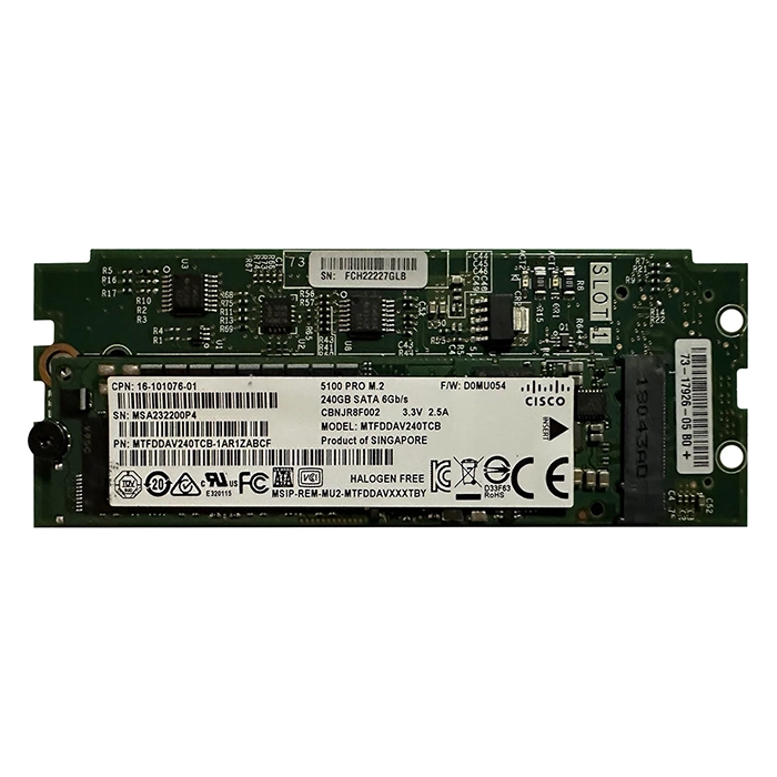Cisco UCS-M2-240GB | 240GB SATA M.2 Internal Solid State Drive for UCS B200 M5 Blade Server Refurbished - Cisco Systems Inc. refurbished available on Gotodirect