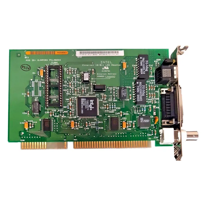 Intel PCLA8200A | PRO/10 Single-Port RJ-45 10Mbps 10Base-2/10Base-T ISA LAN Network Adapter Refurbished - Intel refurbished available on Gotodirect