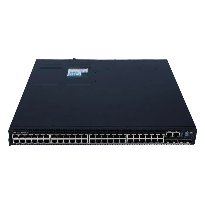 Dell 05WPCH | PowerSwitch N3200-ON Series N3248TE-ON 48 x RJ-45 Ports 10/100/1000Base-T + 4 x SFP28 Ports + 2 x QSFP28 Ports Layer 3 Managed 1U Rack-mountable Back-To-Front Airflow Gigabit Ethernet Network Switch Refurbished - Dell refurbished available on Gotodirect