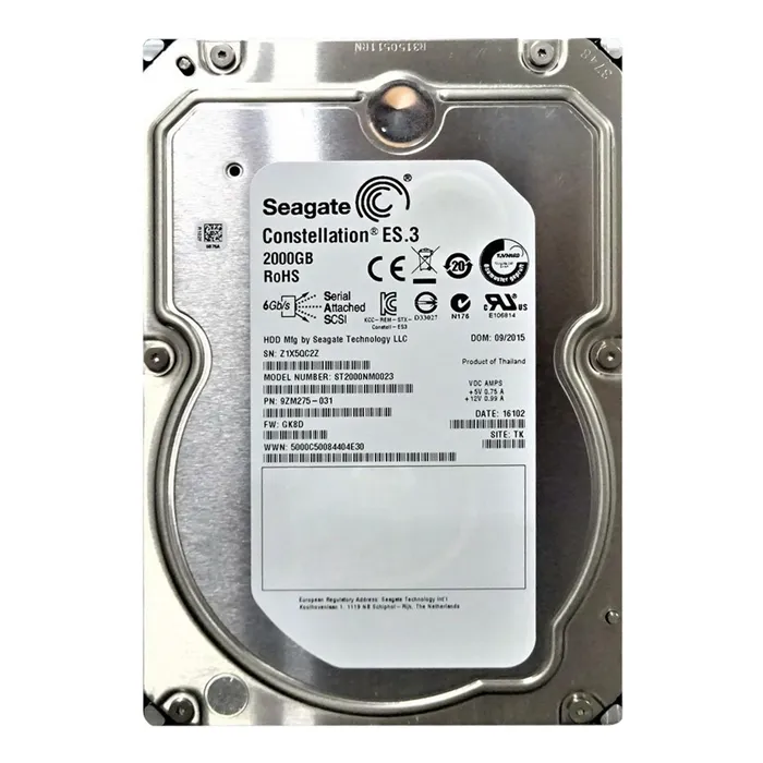 Seagate ST2000NM0023 | Constellation ES.3 Series 2TB 7200RPM SAS 6Gb/s 128MB Cache (512n) 3.5-Inch Hard Drive Refurbished - Seagate refurbished available on Gotodirect