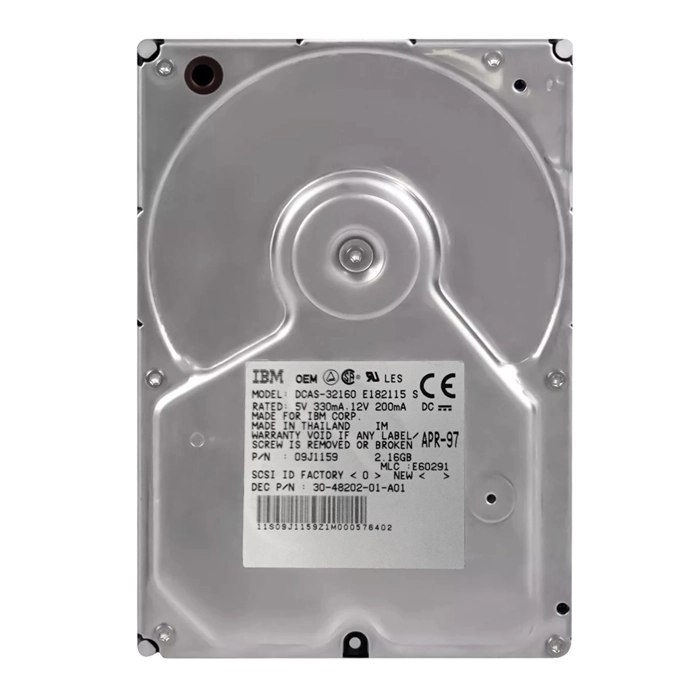 IBM 09J1159 | 4GB 5400RPM Ultra SCSI 448KB Cache 3.5-Inch Hard Drive Refurbished -  refurbished available on Gotodirect