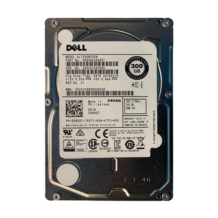 Toshiba HDEAG02DAA51 | 300GB 15000RPM SAS 12Gb/s 128MB Cache 2.5-Inch Hard Drive Refurbished - Toshiba refurbished available on Gotodirect