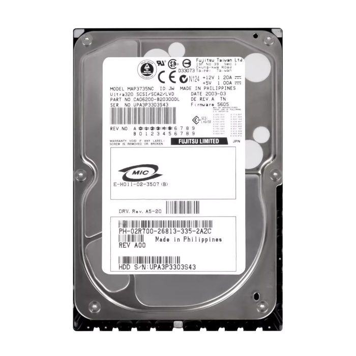 Dell 2R700 | 73GB 10000RPM Ultra320 SCSI 8MB Cache 80-Pin 3.5-Inch Hard Drive Refurbished - Dell refurbished available on Gotodirect