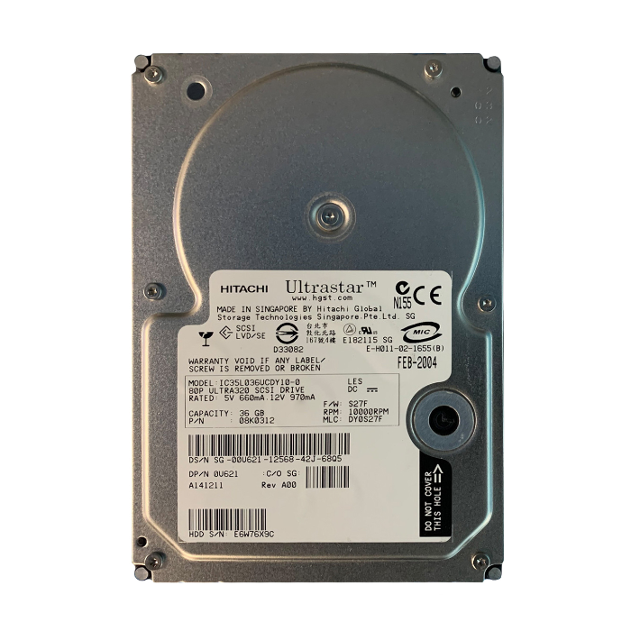 IBM IC35L036UCDY10 | Ultrastar 36GB 10000RPM Ultra320 SCSI Hot-Swappable Hard Drive Refurbished -  refurbished available on Gotodirect