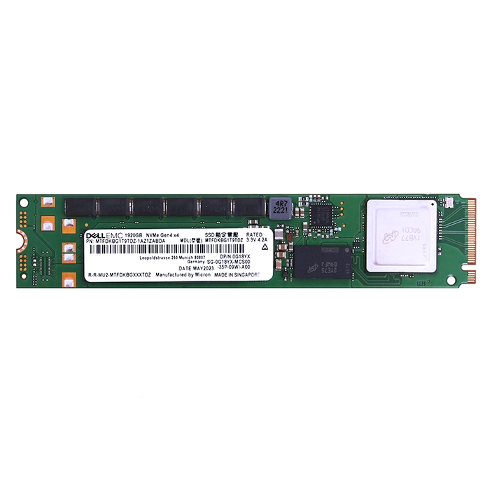 Dell G18YX | 1.92TB Triple-Level Cell PCI Express NVMe 4.0 x4 M.2 2280 Solid State Drive Refurbished - Dell refurbished available on Gotodirect