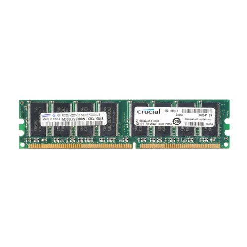 Samsung M368L2923DUN-CB3 | 1GB DDR-333MHz PC2700 Non-ECC Unbuffered UDIMM CL2.5 2Rx8 2.5V 184-Pin Memory Module Refurbished - Samsung refurbished available on Gotodirect