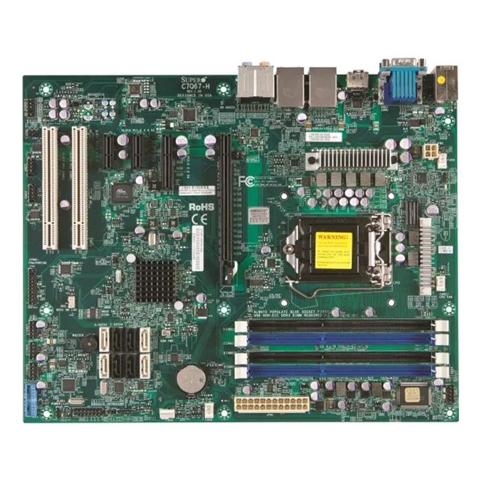 Supermicro MBC7Q67H | C7Q67-H Socket LGA 1155 Intel Q67 Express Chipset Intel Core i7 / i5 / i3 / Pentium / Celeron Processors Support DDR3 4x DIMM Refurbished -  refurbished available on Gotodirect