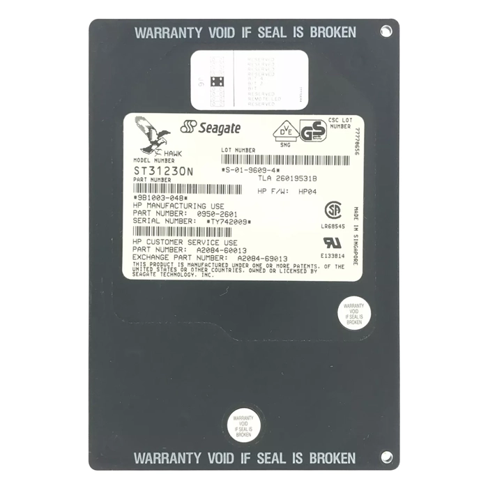 HP 0950-2601 | 1GB 5400RPM Fast SCSI 50-Pin 128KB Cache 3.5-Inch Hard Drive Refurbished - Hewlett-Packard (ou HP en abrégé) refurbished available on Gotodirect