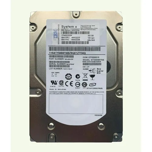 IBM 44W2238 | 300GB 15000RPM SAS 6Gb/s Hot-Swappable 3.5-Inch Hard Drive Refurbished -  refurbished available on Gotodirect