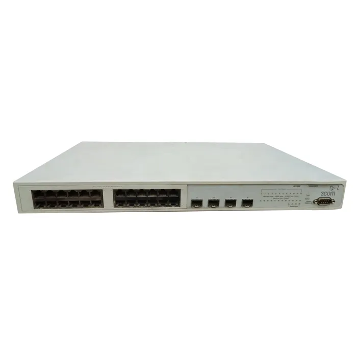 3Com 3C17400 | SuperStack 3 3824 24 x RJ-45 Ports 10/100/1000Base-T + 4 x SFP Ports Layer 2 Managed Rack-mountable Gigabit Ethernet Network Switch Refurbished -  refurbished available on Gotodirect