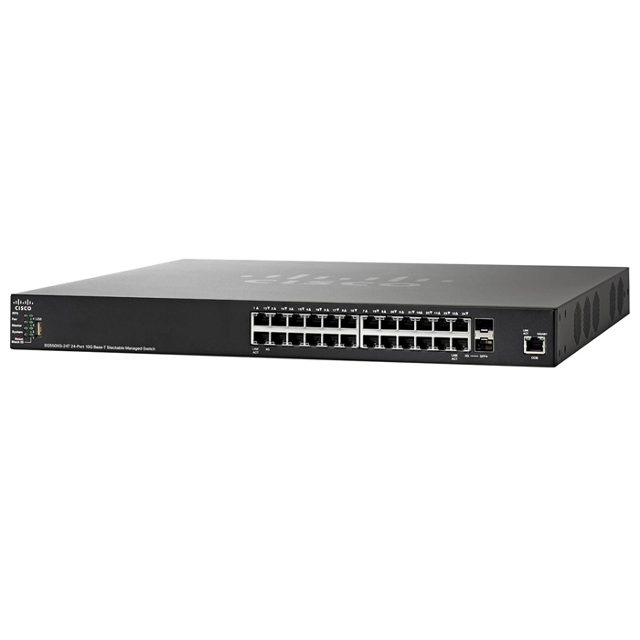 Cisco SG550XG-24T-K9 | 22 x Ports x 10/100/1000Base-T + 2 x SFP+ Managed Layer 3 Rack Mountable Gigabit Ethernet Switch Refurbished - Cisco Systems Inc. refurbished available on Gotodirect