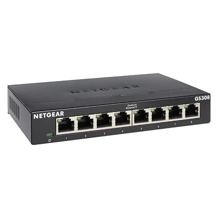 Buy Netgear GS308-100PES | 300 Series GS308 8 x RJ-45 Ports 10/100/1000Base-T Unmanaged Gigabit Ethernet Network Switch Refurbished - $203.55 Netgear GS308-100PES | 300 Series GS308 8 x RJ-45 Ports 10/100/1000Base-T Unmanaged Gigabit Ethernet Network Switch Refurbished - Netgear refurbished available on Gotodirect