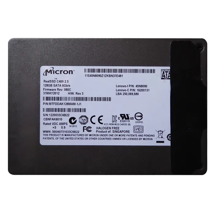 Micron MTFDDAK128MAM-1J1 | RealSSD C400 128GB Multi-Level Cell SATA 6Gb/s 2.5-Inch Solid State Drive Refurbished -  refurbished available on Gotodirect