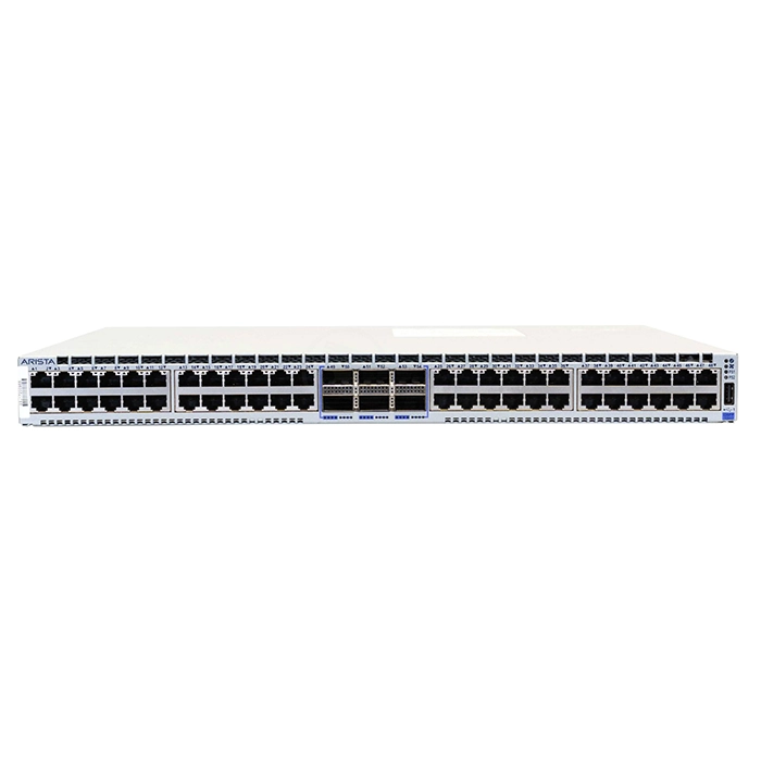 Buy Arista DCS-7160-48TC6-R | 7160 High Capacity 48x 10GbE RJ45 (1/10G) and 6x 100GbE QSFP Switch Rear-to-flow Airflow 2x AC Power Supplies and 2x C13-C14 Cord Refurbished - $1488.87 Arista DCS-7160-48TC6-R | 7160 High Capacity 48x 10GbE RJ45 (1/10G) and 6x 100GbE QSFP Switch Rear-to-flow Airflow 2x AC Power Supplies and 2x C13-C14 Cord Refurbished - Arista Networks (as it's a well-known brand in the refurbished available on Gotodirect