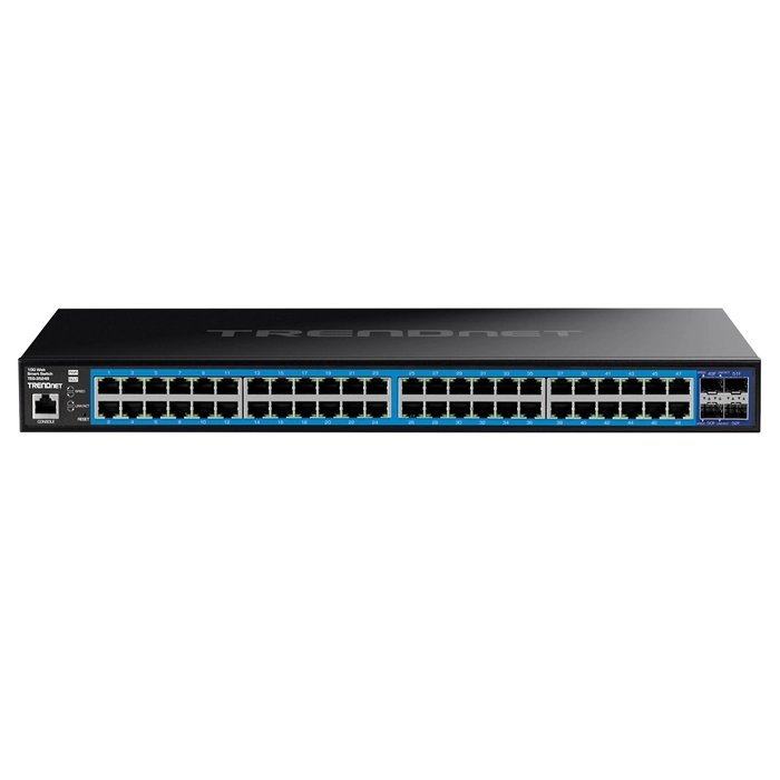 TRENDnet TEG-3524S | 48-Ports 10/100/1000Base-T RJ-45 GbE 4-Ports 10GBase-X SFP+ Managed Rack-mountable Gigabit Ethernet Network Switch Refurbished -  refurbished available on Gotodirect