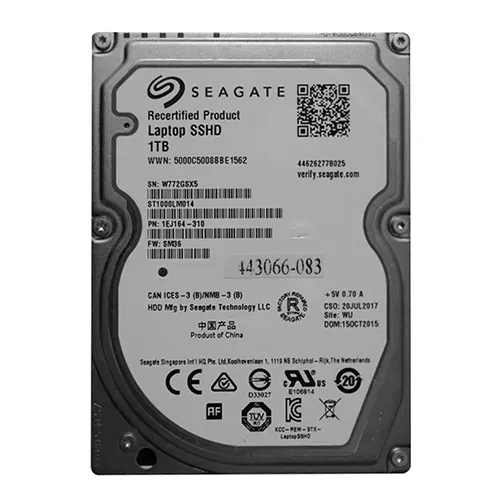 HP 443066-083 | 1TB 5400RPM Multi-Level Cell SATA 6Gb/s 8GB 2.5-inch Hybrid Hard Drive Refurbished - Hewlett-Packard (ou HP en abrégé) refurbished available on Gotodirect
