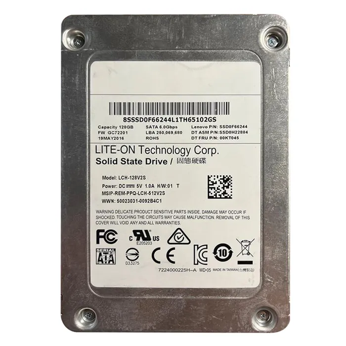 Lenovo 00KT045 | 128GB Multi-Level Cell SATA 6Gb/s 2.5-Inch Solid State Drive Refurbished - Lenovo refurbished available on Gotodirect