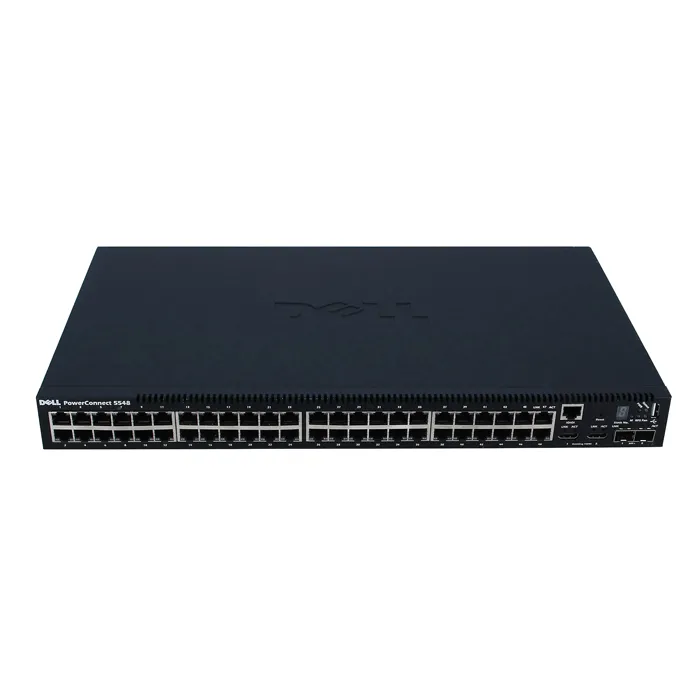 Dell 0FXP1R | PowerConnect 5548 48 x Ports 10/100/1000Base-T + 2 x Ports SFP+ Layer 3 Managed Rack-Mountable Gigabit Ethernet Stackable Network Switch Refurbished - Dell refurbished available on Gotodirect