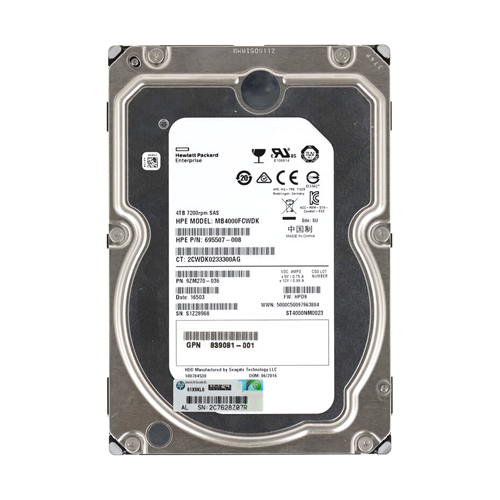 Buy HP 839081-001 | 4TB 7200RPM SAS 6Gb/s Hot-Pluggable LFF 3.5-inch Hard Drive for StoreOnce Refurbished - $189.49 HP 839081-001 | 4TB 7200RPM SAS 6Gb/s Hot-Pluggable LFF 3.5-inch Hard Drive for StoreOnce Refurbished - Hewlett-Packard (ou HP en abrégé) refurbished available on Gotodirect