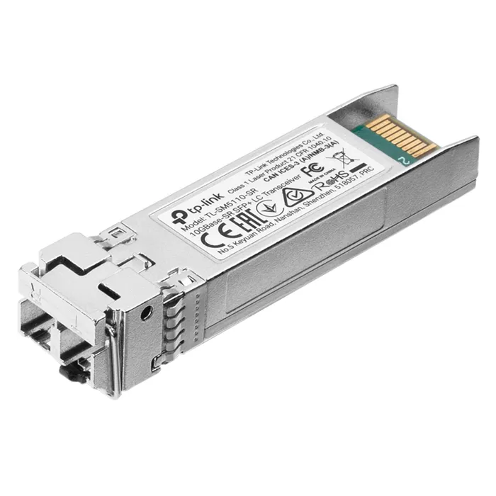 TP-LINK TL-SM5110-SR | 10Gb/s 10GBase-SR Multi-mode Fibre 850nm 300m LC Connector SFP+ Transceiver Module Refurbished - TP-Link refurbished available on Gotodirect