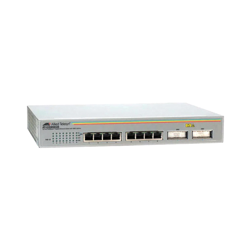 Allied Telesis AT-GS908GB-30 | GS900 Series 8 x Ports 1000Base-T + 2 x Expansion Bays (GBIC) Rack-mountable Layer 2 Unmanaged Gigabit Ethernet Network Switch Refurbished -  refurbished available on Gotodirect