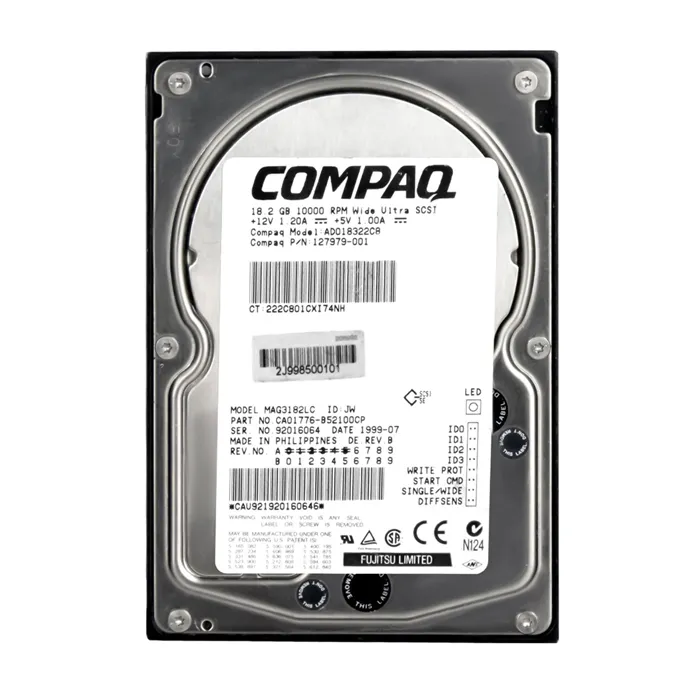 Fujitsu CA01776-B52100CP | 18GB 10000RPM Wide Ultra2 SCSI 1MB Cache 3.5-Inch Hard Drive Refurbished - Fujitsu refurbished available on Gotodirect