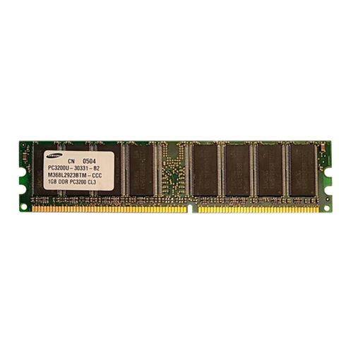 Samsung M368L2923BTM-CCC | 1GB DDR-400MHz PC3200 Non-ECC Unbuffered UDIMM CL3 2Rx8 2.5V 184-Pin Memory Module Refurbished - Samsung refurbished available on Gotodirect