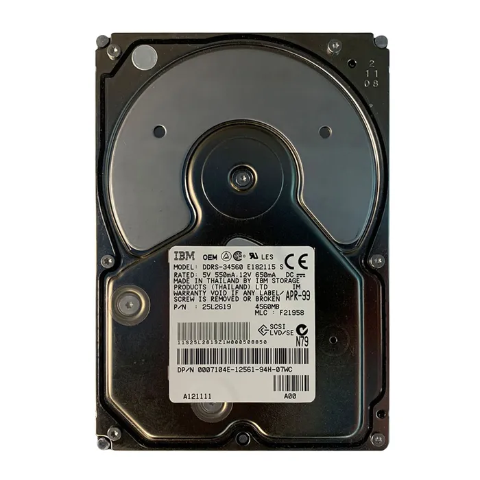 Dell 007104E | 4GB 7200RPM Ultra Wide SCSI 3.5-Inch 512KB Cache Hard Drive Refurbished - Dell refurbished available on Gotodirect