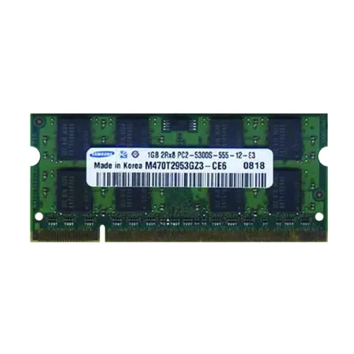 Samsung M470T2953GZ3-CE6 | 1GB DDR2-667MHz PC2-5300 Non-ECC Unbuffered SODIMM CL5 2Rx16 1.8V 200-Pin Memory Module Refurbished - Samsung refurbished available on Gotodirect