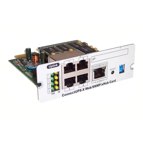Konica Minolta 116750221-001 | ConnectUPS-X 5 x Ports RJ-45 100Mb/s 10/100Base-TX Fast Ethernet X-Slot Remote Management Adapter Refurbished -  refurbished available on Gotodirect