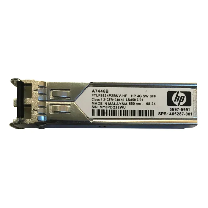 HP 405287-001 | 4Gb/s Short Wave Multi-Mode Fibre 850nm 300m Fibre Channel LC Connector SFP Transceiver Module Refurbished - Hewlett-Packard (ou HP en abrégé) refurbished available on Gotodirect