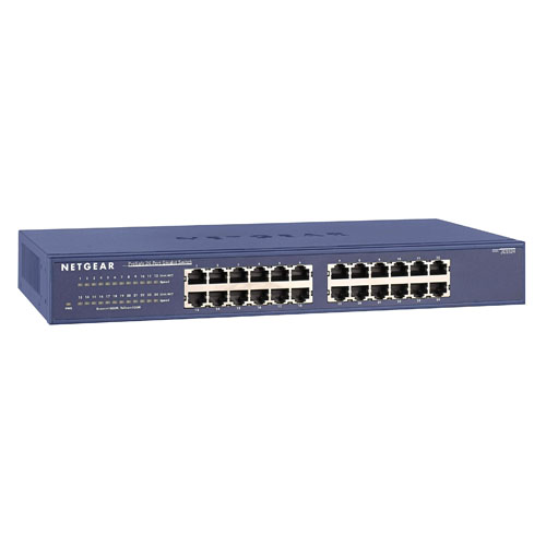 Buy Netgear JGS524NA | Prosafe JGS524 24 x Ports 10/100/1000Base-T Rack-mountable Unmanaged Gigabit Ethernet Network Switch Refurbished - $310.00 Netgear JGS524NA | Prosafe JGS524 24 x Ports 10/100/1000Base-T Rack-mountable Unmanaged Gigabit Ethernet Network Switch Refurbished - Netgear refurbished available on Gotodirect