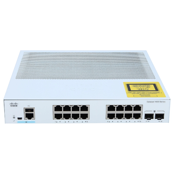 Cisco C1000-16T-2G-L | Catalyst C1000 Series 1000-16T-2G 16 x RJ-45 Ports 10/100/1000Base-T + 2 x SFP Ports Layer 2 Managed Rack-mountable Gigabit Ethernet Network Switch Refurbished - Cisco Systems Inc. refurbished available on Gotodirect