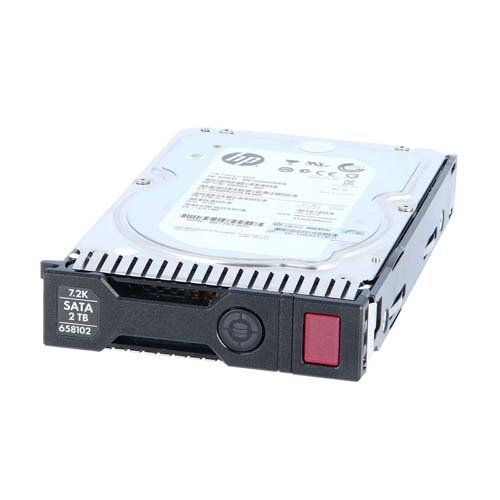 HP 658102-001 | 2TB 7200RPM SATA 6Gb/s Hot-Swappable 512n 3.5-Inch Midline Hard Drive for ProLiant Servers And Storage Arrays Refurbished - Hewlett-Packard (ou HP en abrégé) refurbished available on Gotodirect