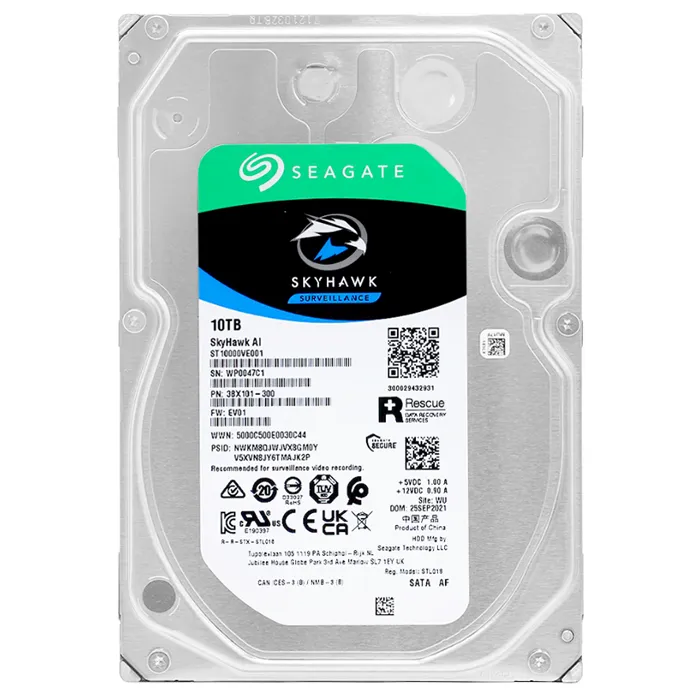 Seagate 3BX101-300 | Skyhawk Ai 10TB 7200RPM 6Gb/s SATA 3.5-inch Hard Drive Refurbished - Seagate refurbished available on Gotodirect