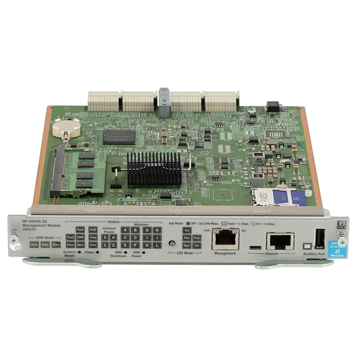 HP J9827-61001 | Aruba 5400R ZL2 Management Module Refurbished - Hewlett-Packard (ou HP en abrégé) refurbished available on Gotodirect