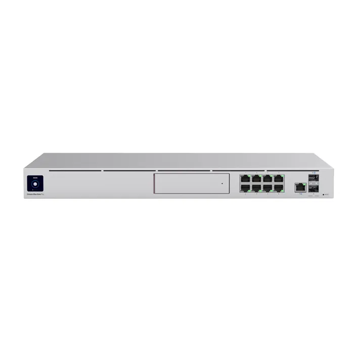 Ubiquiti UDM-PRO | UniFi 8 x Ports 1000Base-T LAN + 1 x Port SFP+ LAN + 1 x Port RJ-45 WAN + 1 x Port SFP+ WAN 1U Rack-mountable Layer 3 Managed Security Gateway Refurbished - Ubiquiti refurbished available on Gotodirect