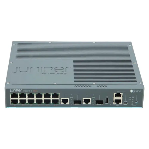 Juniper EX2200-C-12P-2G | EX2200 Series 12 x Ports PoE+ 10/100/1000Base-T + 2 x Combo Gigabit SFP Ports Layer 3 Managed 1U Rack-mountable Gigabit Ethernet Network Switch Refurbished -  refurbished available on Gotodirect
