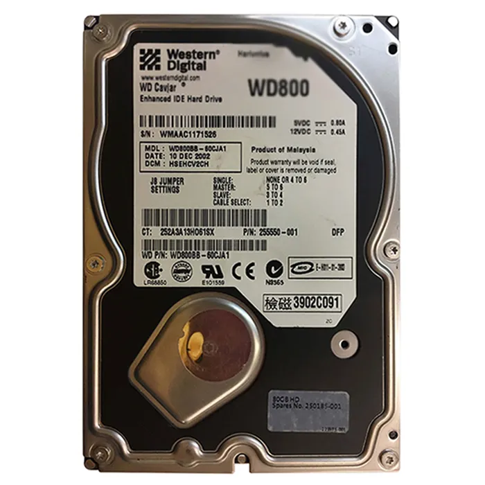 HP 250185-001 | 80GB 7200RPM IDE Ultra ATA/100 (ATA-6) 3.5-Inch Hard Drive Refurbished - Hewlett-Packard (ou HP en abrégé) refurbished available on Gotodirect