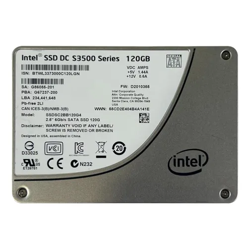 Intel SSDSC2BB120G4 | DC S3500 120GB Multi-Level Cell SATA 6Gb/s 2.5-Inch Solid State Drive Refurbished - Intel refurbished available on Gotodirect