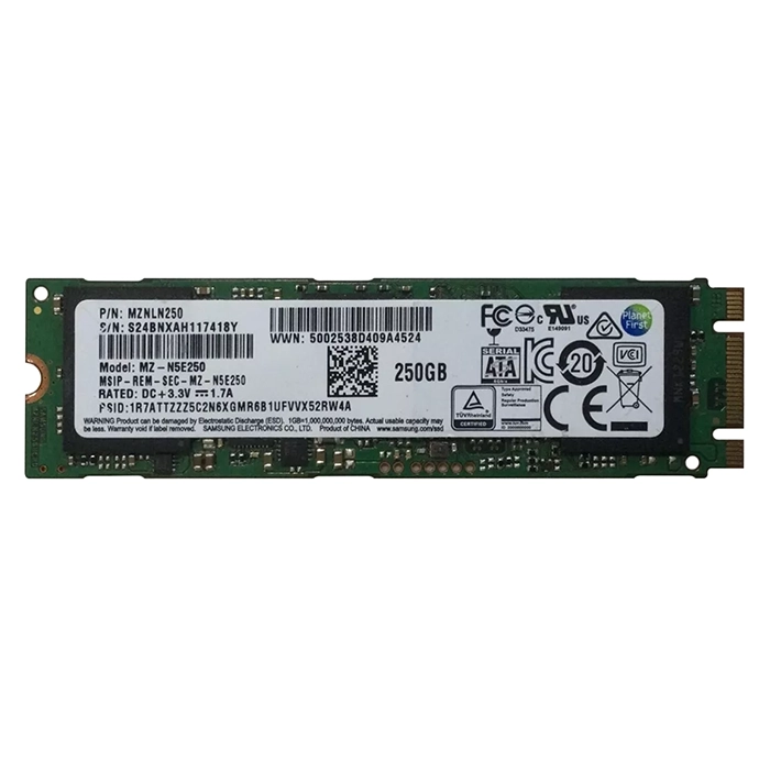 Samsung MZ-N5E250BW | 850 EVO Series 250GB M.2 2280 6GB/s SATA 512MB Cache V-NAND Solid State Drive Refurbished - Samsung refurbished available on Gotodirect