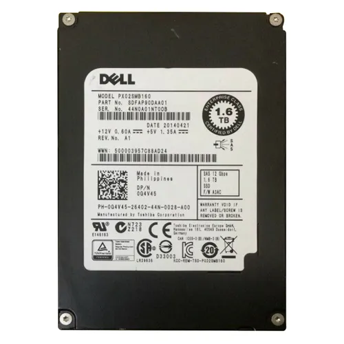 Buy Toshiba PX02SMB160 | 1.6TB Enterprise Multi-Level Cell SAS 12Gb/s 2.5-Inch Solid State Drive Refurbished - $427.26 Toshiba PX02SMB160 | 1.6TB Enterprise Multi-Level Cell SAS 12Gb/s 2.5-Inch Solid State Drive Refurbished - Toshiba refurbished available on Gotodirect