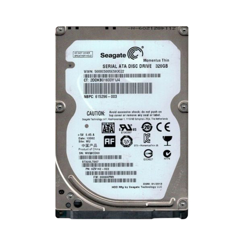 HP 615296-003 | 320GB 7200RPM SATA 3Gb/s 16MB Cache 2.5-inch Hard Drive Refurbished - Hewlett-Packard (ou HP en abrégé) refurbished available on Gotodirect