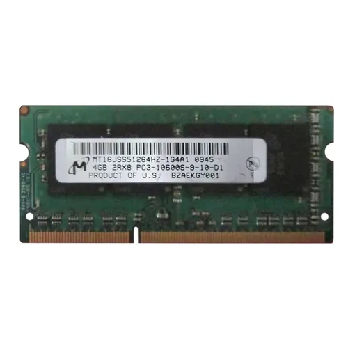 Micron MT16JSS51264HZ-1G4A1 | 4GB DDR3-1333MHz PC3-10600 Non-ECC Unbuffered SODIMM CL9 2Rx8 1.5V 204-Pin Memory Module Refurbished -  refurbished available on Gotodirect