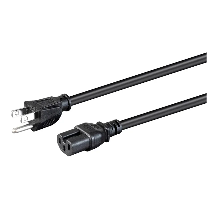Monoprice 40070 | Heavy Duty Power Cord NEMA 5-15P to IEC 60320 C15 14AWG 15A/1875W 125V SJT 10ft Black Refurbished -  refurbished available on Gotodirect