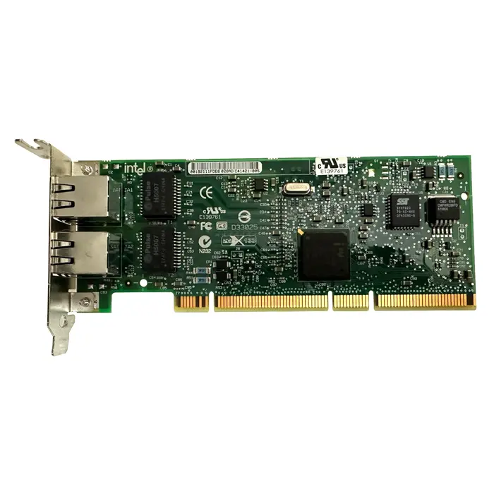 Intel C41421-005 | PRO/1000 MT Dual-Ports RJ-45 1Gb/s 10Base-T/100Base-TX/1000Base-T Gigabit Ethernet PCI-X Server Network Adapter Refurbished - Intel refurbished available on Gotodirect