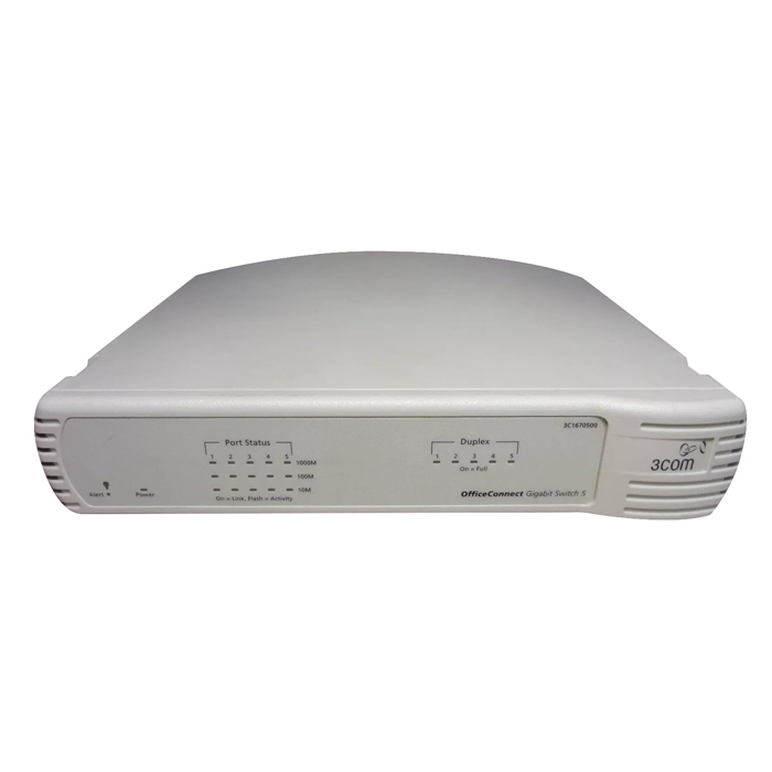 3Com 3C1670500-UK | OfficeConnect 5-Port Gigabit Ethernet Switch 5 x 10/100/1000Base-T LAN Ethernet Switch Refurbished -  refurbished available on Gotodirect