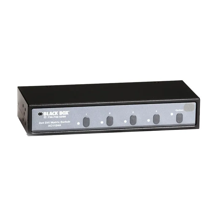 Black Box AC1124A | NIB-2x4 DVI Matrix Switch with Audio Refurbished -  refurbished available on Gotodirect