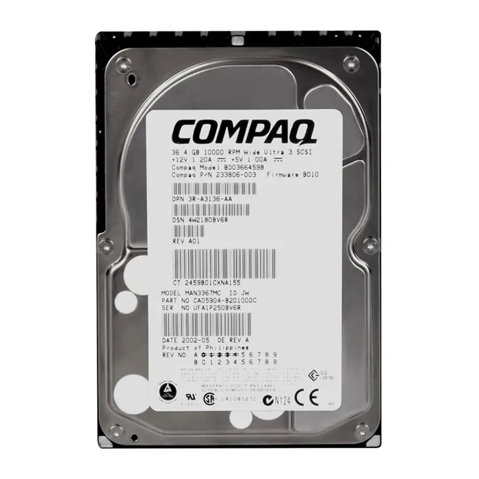 Fujitsu MAN3367MC | 36GB 10000RPM Ultra160 SCSI 80-Pin Hot-Pluggable 8MB Cache 3.5-Inch Hard Drive Refurbished - Fujitsu refurbished available on Gotodirect